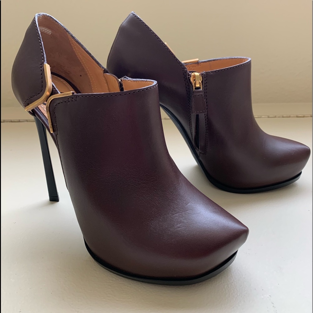 Lanvin Brown Leather Booties